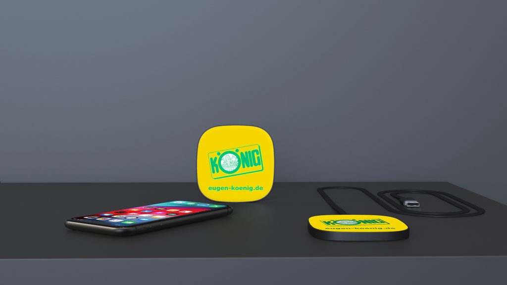 Draadloze Oplader met Snelladen en LED-verlicht Logo - Afbeelding 2