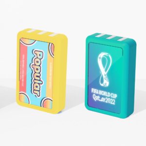 Draadloze Powerbank met Ingebouwde Kabels