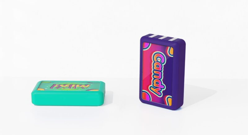 Draadloze Powerbank met Ingebouwde Kabels - Afbeelding 4