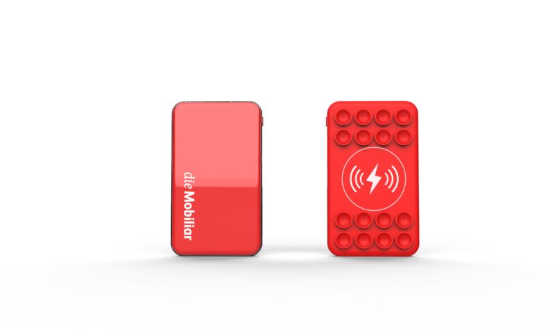 Draadloze powerbank met zuignappen - Afbeelding 2