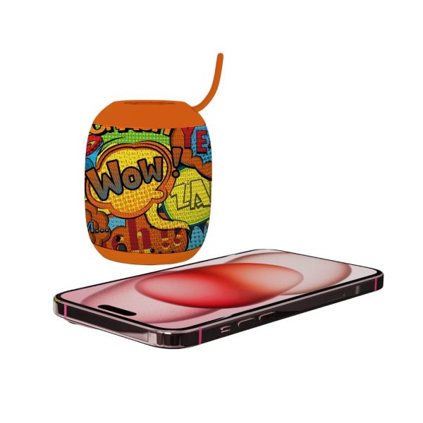 All-over print bluetooth speaker